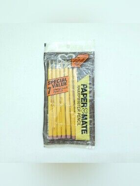 Vintage Papermate Sharpwriter Mechanical #2 Pencils 7 Pack of Pencils NEW 1990